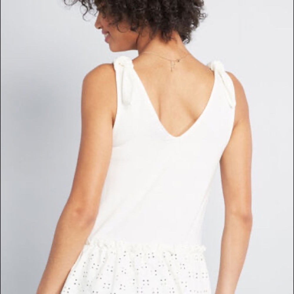 ModCloth Eyelet Tank Top - Picture 5 of 6